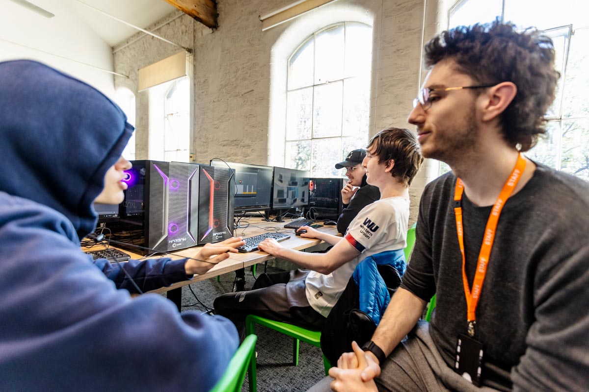 Game Design students at Boomsatsuma