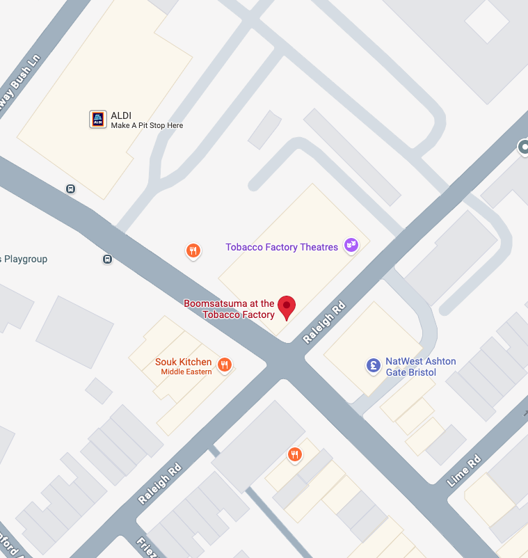 Tobacco Factory Location map